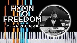 Hymn to Freedom (Written by Oscar Peterson played by Robi Botos) - Jazz piano trio tutorial