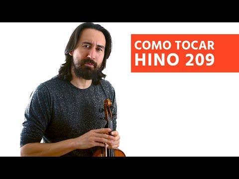 Hino 209 no violino como tocar | Violin Hero