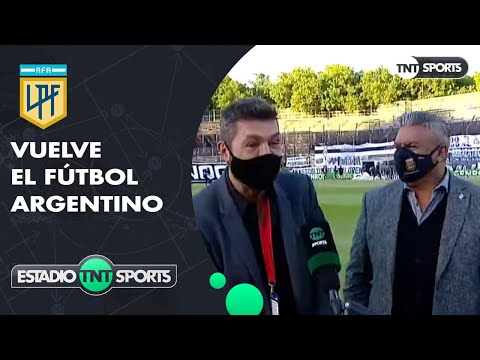 Marcelo Tinelli, Claudio Tapia y Gabriel Pellegrino dieron la bienvenida a la Copa Liga Profesional