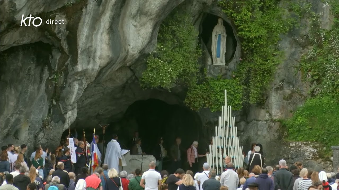 Chapelet du 2 mai 2025 à Lourdes