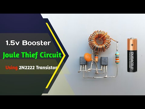 Joule Thief Circuit || 1.5v Booster