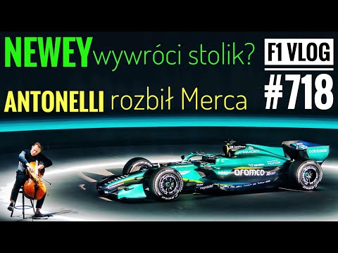 Formuła 1: Antonelli rozbił Mercedesa. Newey i Aston zaorają F1? Hamilton zadowolony! Testy Bahrajn