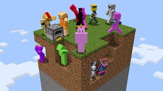 12 YouTubers Ruin 1 Minecraft Chunk