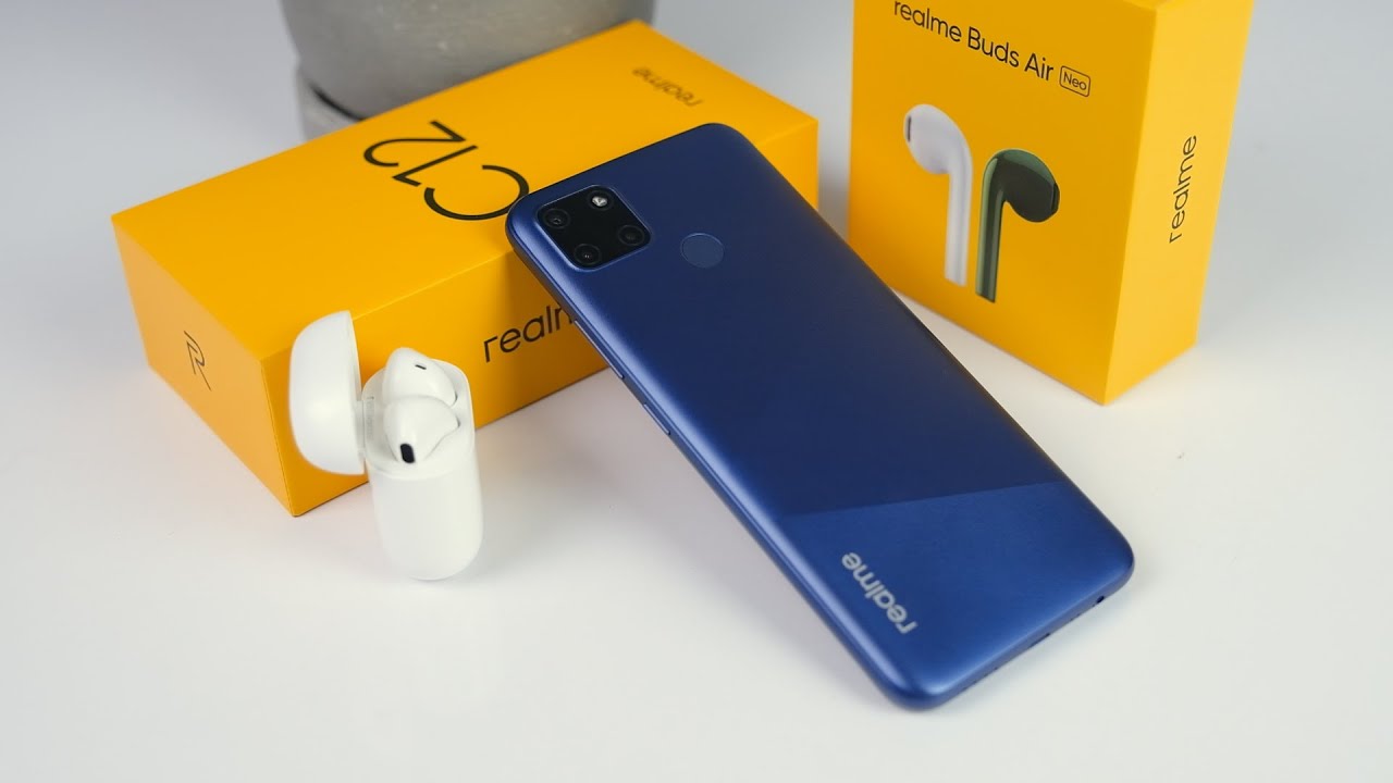 Trên tay Realme C12 và Realme Buds Air Neo, bộ đôi mới trong hệ sinh thái Realme link