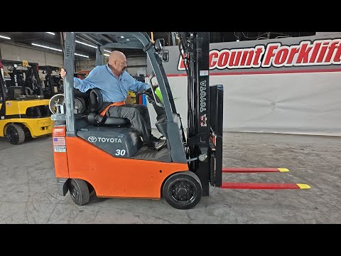 TOYOTA 8-Series 8FGCU15 3,000lb LP (Propane) #0964 - Forklift for Sale