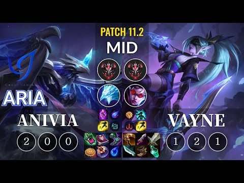 CGA Aria Anivia vs Vayne Mid - KR Patch 11.2