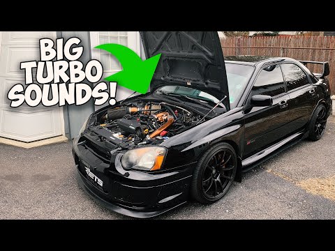 Big Turbo 2005 Subaru STI POV [ASMR] Precision 6466 ETS Rotated Kit CRAZY SOUNDS! 500+HP
