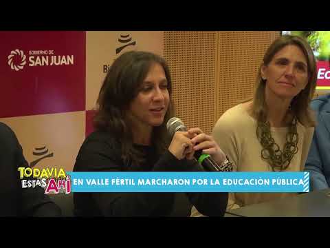 Marcha en Valle Fértil por la Educación Pública 25/04/2024