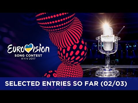 Selected entries so far (Updated 02/03/2017)