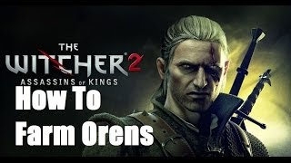 The Witcher 2 How To Make Money / Orens Guide - Harpy Farming in Chapter 2