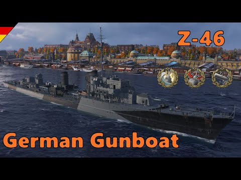 Z-46 - A Great Ship - 220k Damage 2.8k Base XP 3 Kills