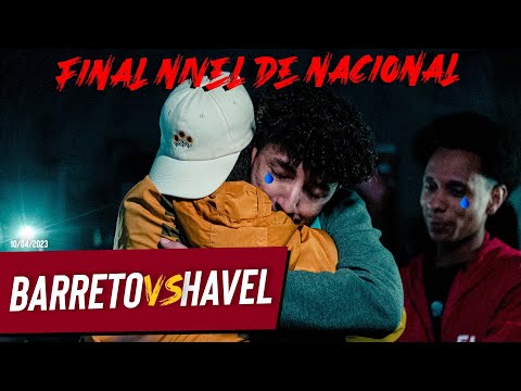 (🔥FINAL NÍVEL DE NACIONAL🔥) BARRETO X HAVEL (🔥🔥🔥 FINAL)  BATALHA DA RUBI - 10.04