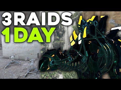 3 INSANE Raids in 1 DAY! - ARK: Lost Island Ep 2