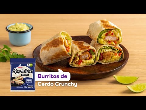 Receta de Burritos de Cerdo Crunchy