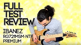 Video thumbnail for IBANEZ RG721MSM-NTF PREMIUM Full Test/Review by Vanny Tonon