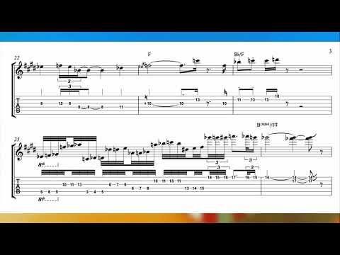 Allan Holdsworth - Mac Man (Solo Transcription)