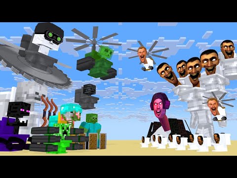Monster School BECOME SKIBIDI TOILET SEASON 2 ALL EPISODE - Minecraft Animation