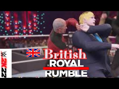 WWE 2K22 A Very British Celebrity Royal Rumble