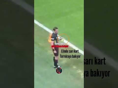 TOREİRA'YA VERİLMEYEN SARI KART'IN TRİBÜN ÇEKİMİ ORTAYA ÇIKTI!