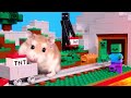 BRAVE HAMSTER vs EVIL CAT in LEGO MINECRAFT MOVIE