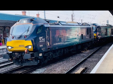 DRS 88002+68002 At Doncaster From Mossend Euroterminal To Daventry Drs (Tesco)