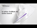 In action: EndNote 20 (Windows) Online Search