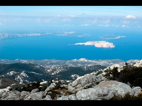 Veliki Zavižan (Velebit, Horvátország), túra kommentárral 1/3, subtitles.