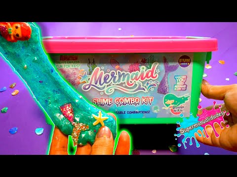 Probando un Kit de Slime de sirena - Supermanualidades