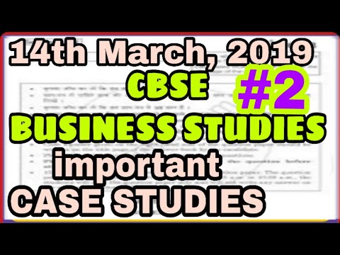 Case Study#2 |Business Studies CASE STUDY2019|ADITYA COMMERCE|2019 cbse B.st Paper Video