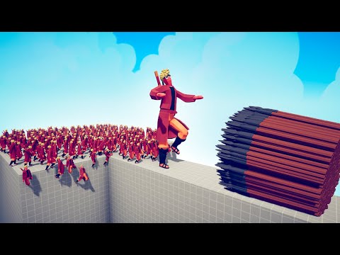 100x NARUTO + GIANT vs EVERY GOD - TABS | Totally Accurate Battle Simulator 2023
