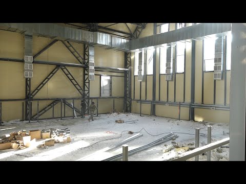 Строительство модульного бассейна в Бийске идёт по плану ("Будни", 09.02.26г., Бийское телевидение)