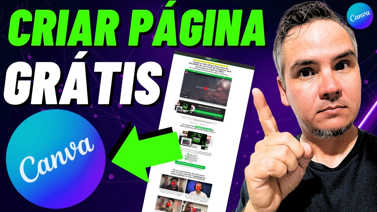 ✅COMO FAZER UMA PÁGINA DE VENDA GRATIS NO CANVA 2025