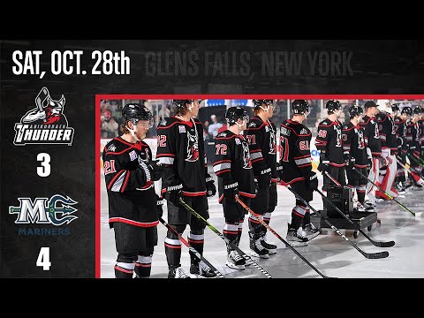 10/28/23 Maine Mariners 4 - Adirondack Thunder 3