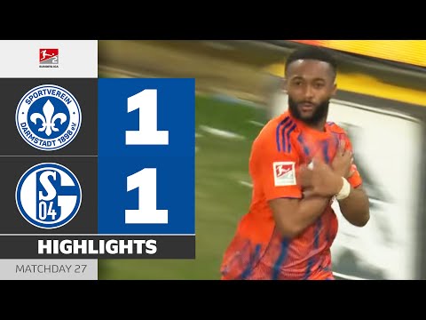 SV Sport Verein Darmstadt 98 1-1 FC Schalke 04 Gelsenkirchen 