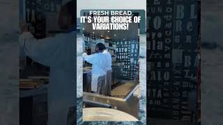 Fresh bread, hot or cold, with your choice of variations!#cruiseexperiences