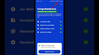 How to Activate Jio 5G | jio 5g unlimited data welcome offer 😱🤩 #shorts #5g