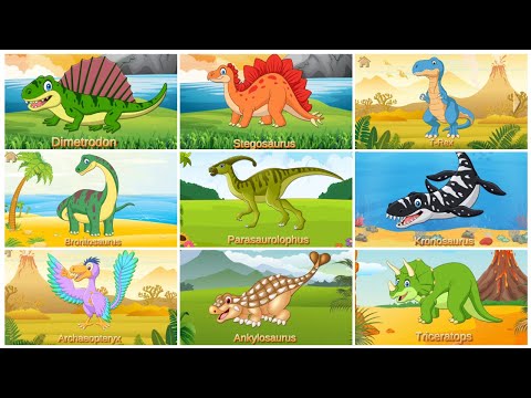 Learn Dinosaur Names and Sounds – Educational Jigsaw Puzzle Game - YouTube