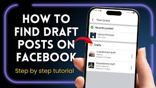 How to find Draft Posts on Facebook 2026 | How do I find a Post that I saved as a Draft on Facebook