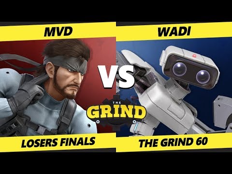Smash Ultimate Tournament - MVD (Snake) Vs. WaDi (ROB) SSBU The Grind 60 Losers Finals