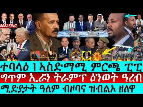 Jun-09 ዲል ኤርትራ ግብጺ I ሑቲ ስርሑ ጀሚሩ I  ኢራን ነፋሪት ኣውዲቃ I Eritrea-Egypt I Red Sea Game vs PP I US-Iran War