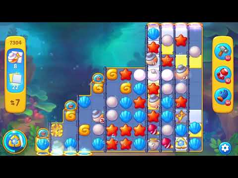 Fishdom 7304 Level - 21 moves - NO BooSTERS