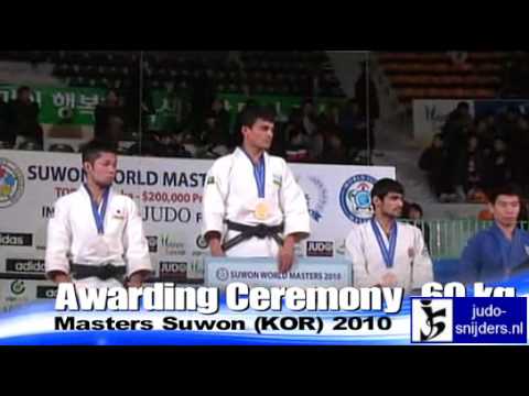 Judo 2010 Suwon: Medal Ceremony [-60kg].