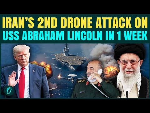 Iran’s Drones To SINK USS Abraham Lincoln? IRGC Drones AIM Trump’s Warship| US-Iran Naval War Starts