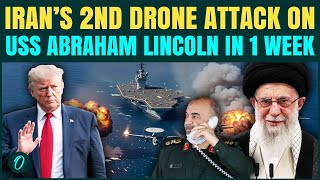 Download lagu Iran’s Drones To SINK USS Abraham Lincoln? IRGC Drones AIM Trump’s Warship| US-Iran Naval War Starts mp3
