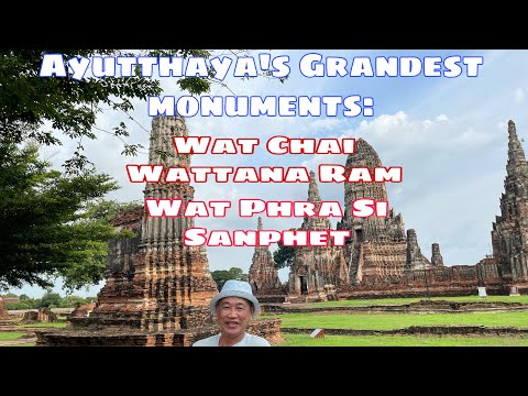 Wat Chai Wattana Ram de Ayuttaya e Wat Phra Sri Sanphet #ancientruins #amazingthailand