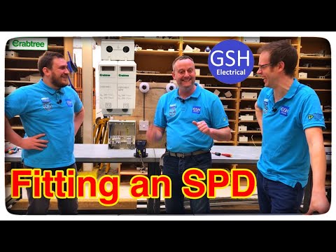 How to Fit a Type 2 SPD Remote from the Consumer Unit with Correct Conductor Lengths (Crabtree)