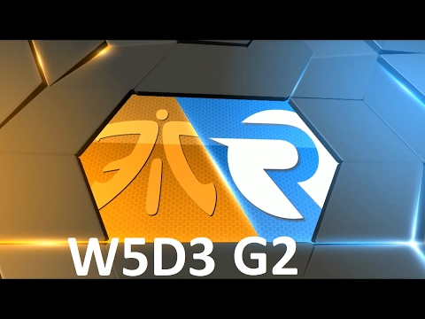 OG vs FNC Game 2 Highlights - 2017 EULCS SPRING SPLIT - WEEK 5 DAY 3