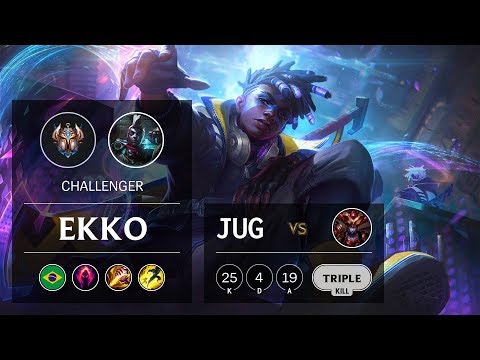 Ekko Jungle vs Shyvana - BR Challenger Patch 9.24