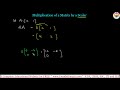 Multiplication Of A Matrix By A Scalar Class 10 Maths