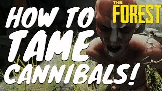 HOW TO MAKE CANNIBALS PASSIVE!- NO CHEATS, NO RED PAINT, IN NORMAL MODE! (The Forest Tutorial)